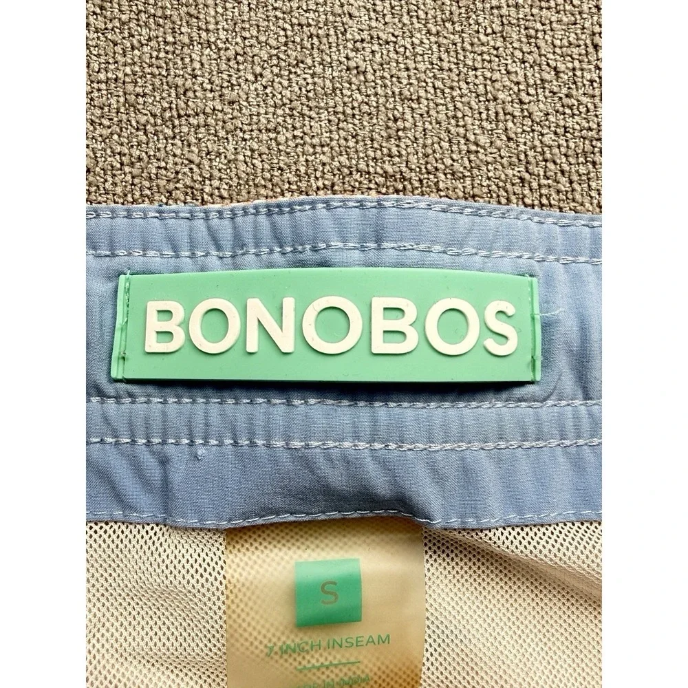 Bonobos Men's Narwhal Print Swim Trunks Shorts Pink White Stripped Small